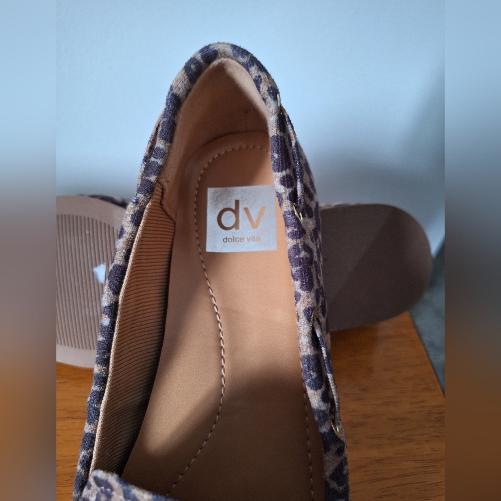Dolce Vita Animal Print Loafers Size 7.5 - Picture 2 of 11